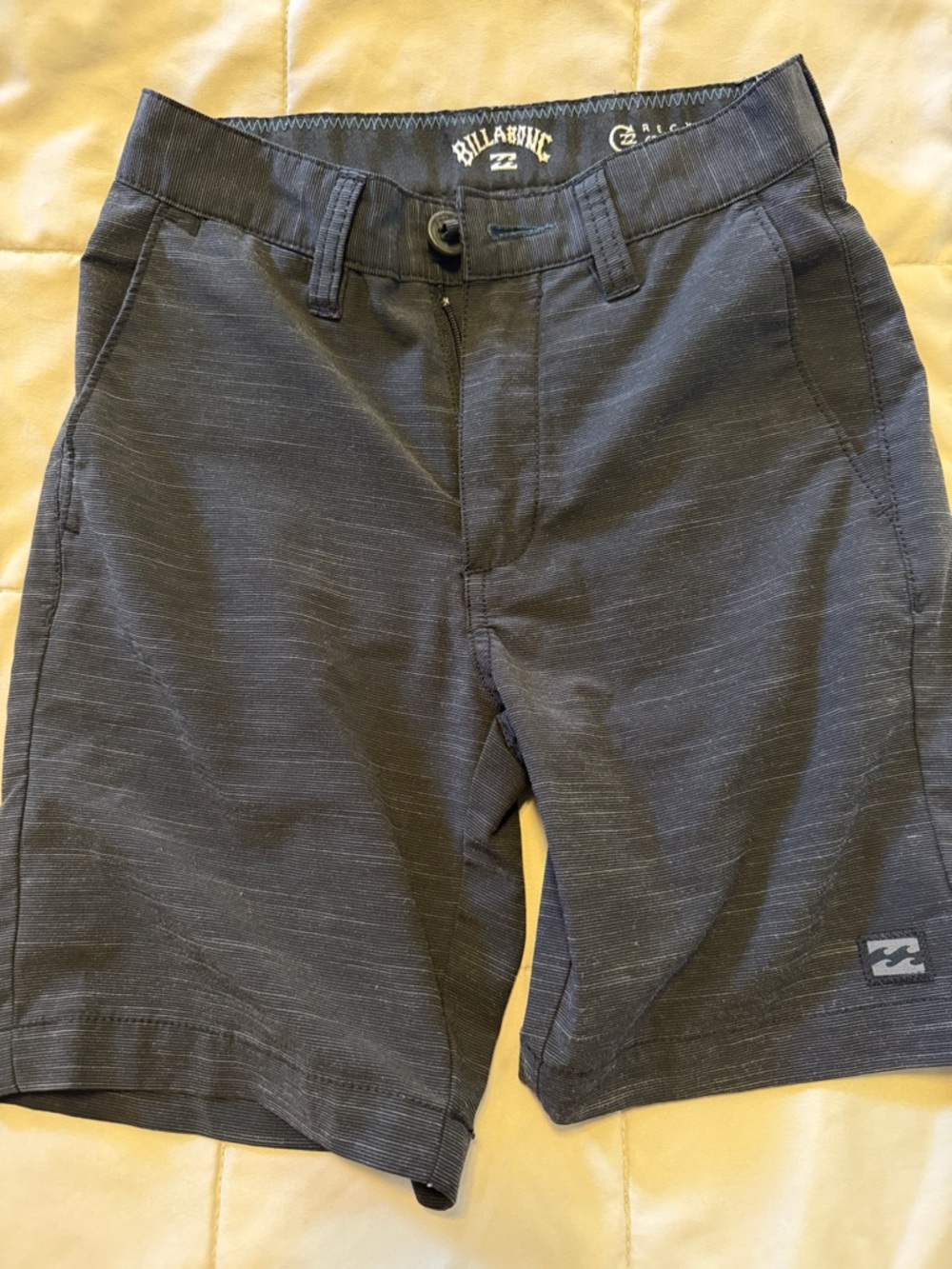 Billabong Kids Black Heather Stretch Shorts
